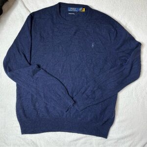 Ralph Lauren Men's Navy Crewneck Sweater